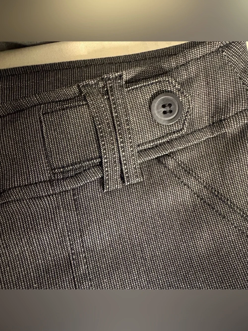 Soho dark grey pinstripe trousers woman’s XL